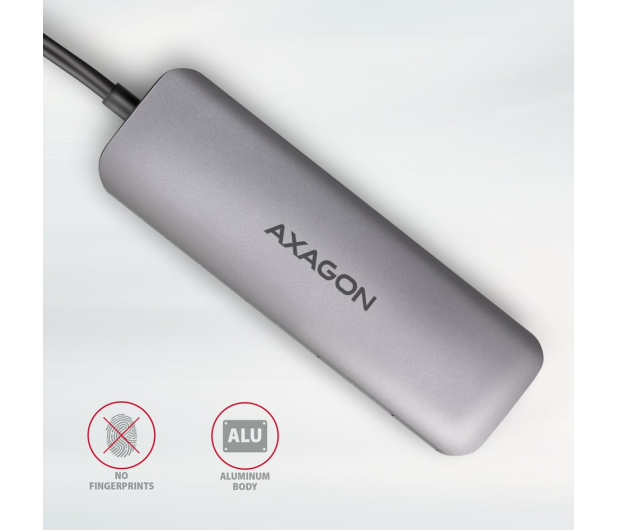 Axagon HMC-HCR3A SuperSpeed USB-C COMBO 5in1 hub - 1485461 - zdjęcie 3